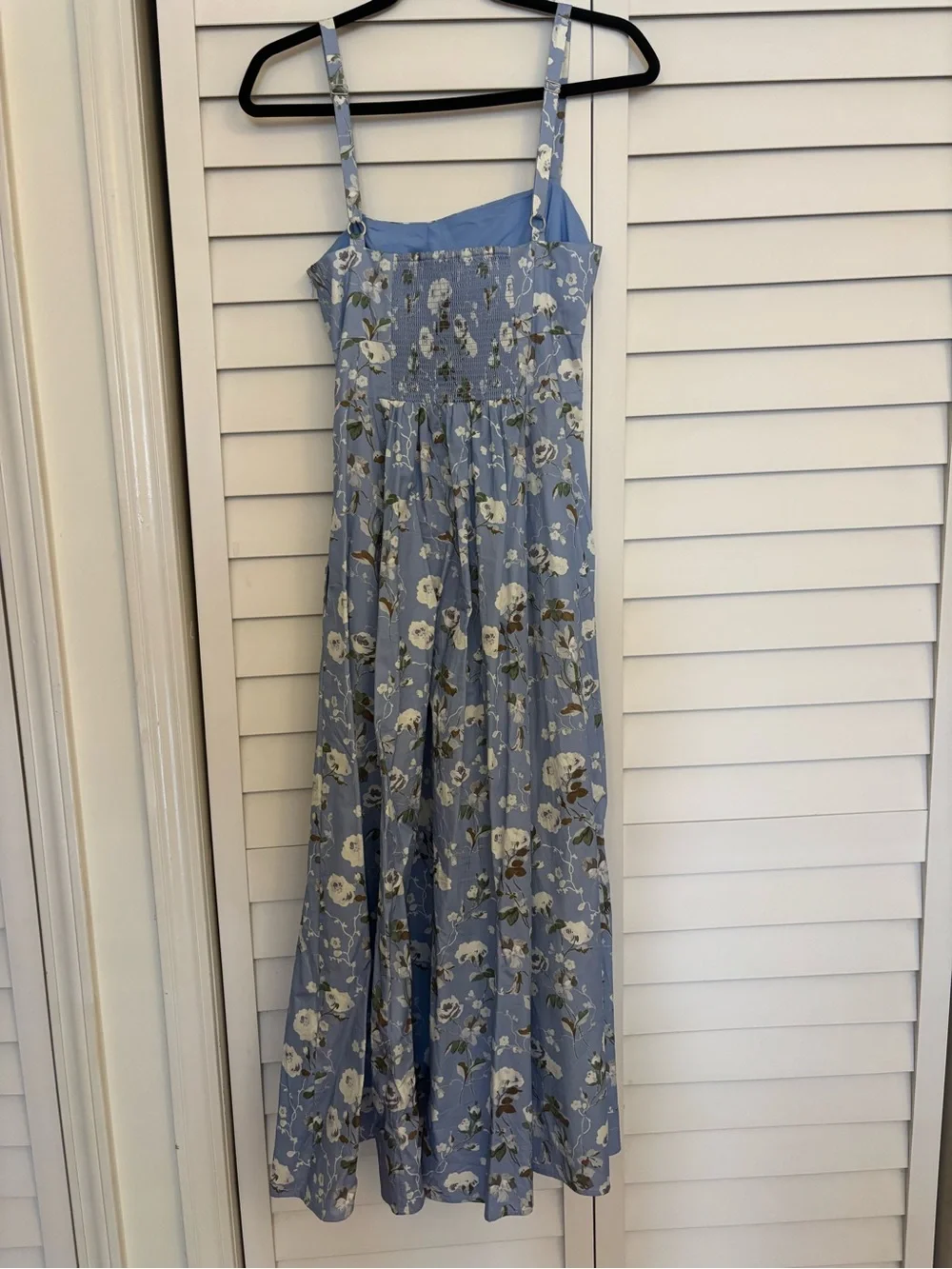 Hill House Margot Dress in Light Blue Floral - Picture 5 of 7